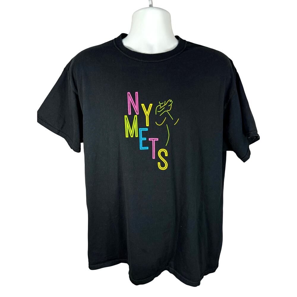 NY METS Free Shirt Friday — XL Black & Neon McDonald's SGA